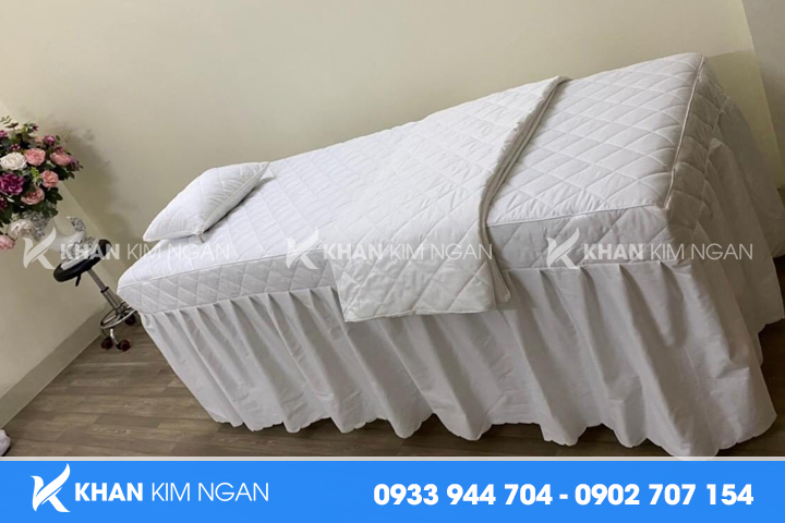 Drap trải giường cotton trần bông 