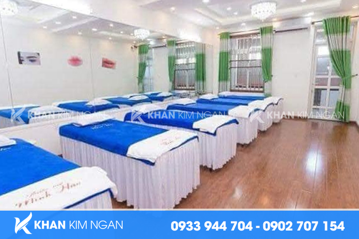 Drap trải giường phun xăm 