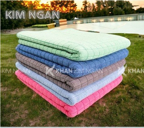 Khăn lau xe hơi chuyên dụng, không đổ sợi, thấm hút nước