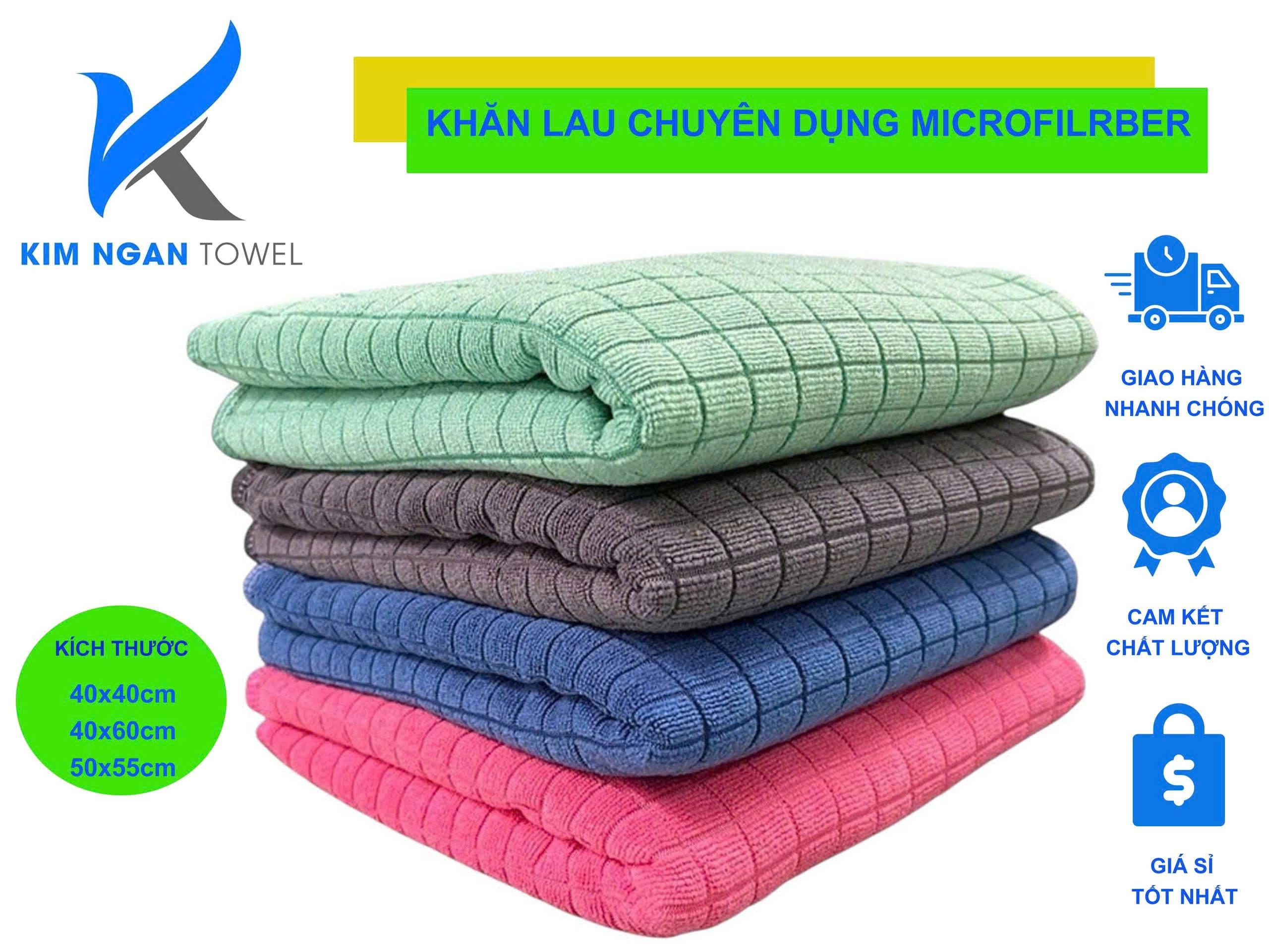 Khăn lau xe oto hút nước cực nhanh, không ra màu