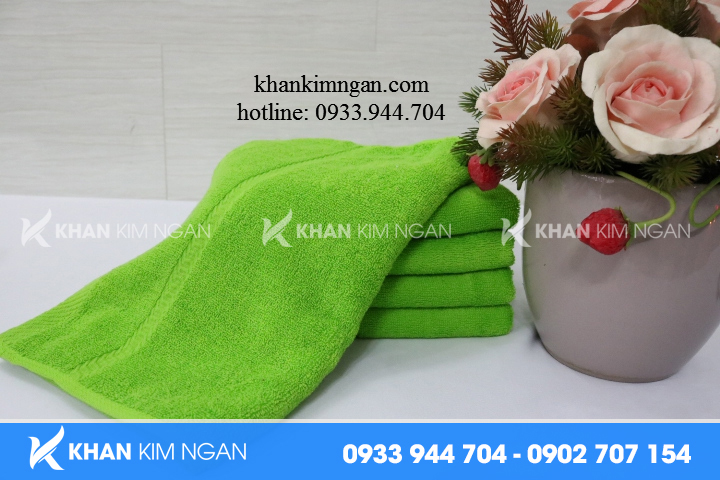 Khăn trải giường Spa màu xanh lá